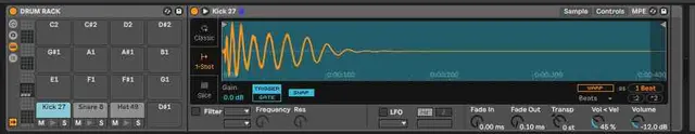 Making a DnB drum beat with MIDI, part 1