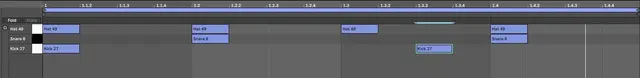 Making a DnB drum beat with MIDI, part 2
